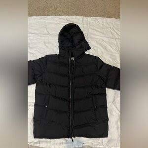 32 degree men’s ultra lightweight puffer hoodie